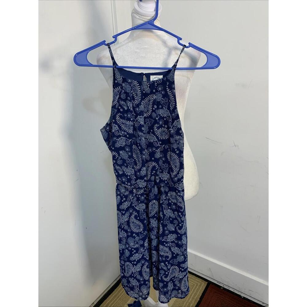 Blue Rain Paisley XXS Blue Sun Dress